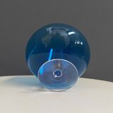 Empoli Blue large cognac glass shape vase 1960s