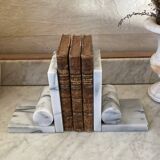 Pair of marble bookends