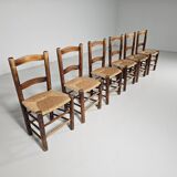Farmhouse dining chairs, Spain 1970s