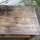 Table de ferme ancienne à panneaux dit table à gibier.