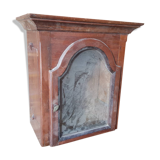 Massive walnut antique clock body