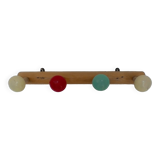 Coat rack with balls, vintage.