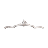 Old wood decoration, pediment, shell