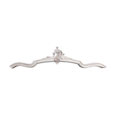 Old wood decoration, pediment, shell