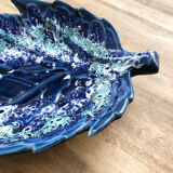 Vallauris blue ceramic sheet dish