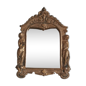 Miroir en bronze XIX siècle