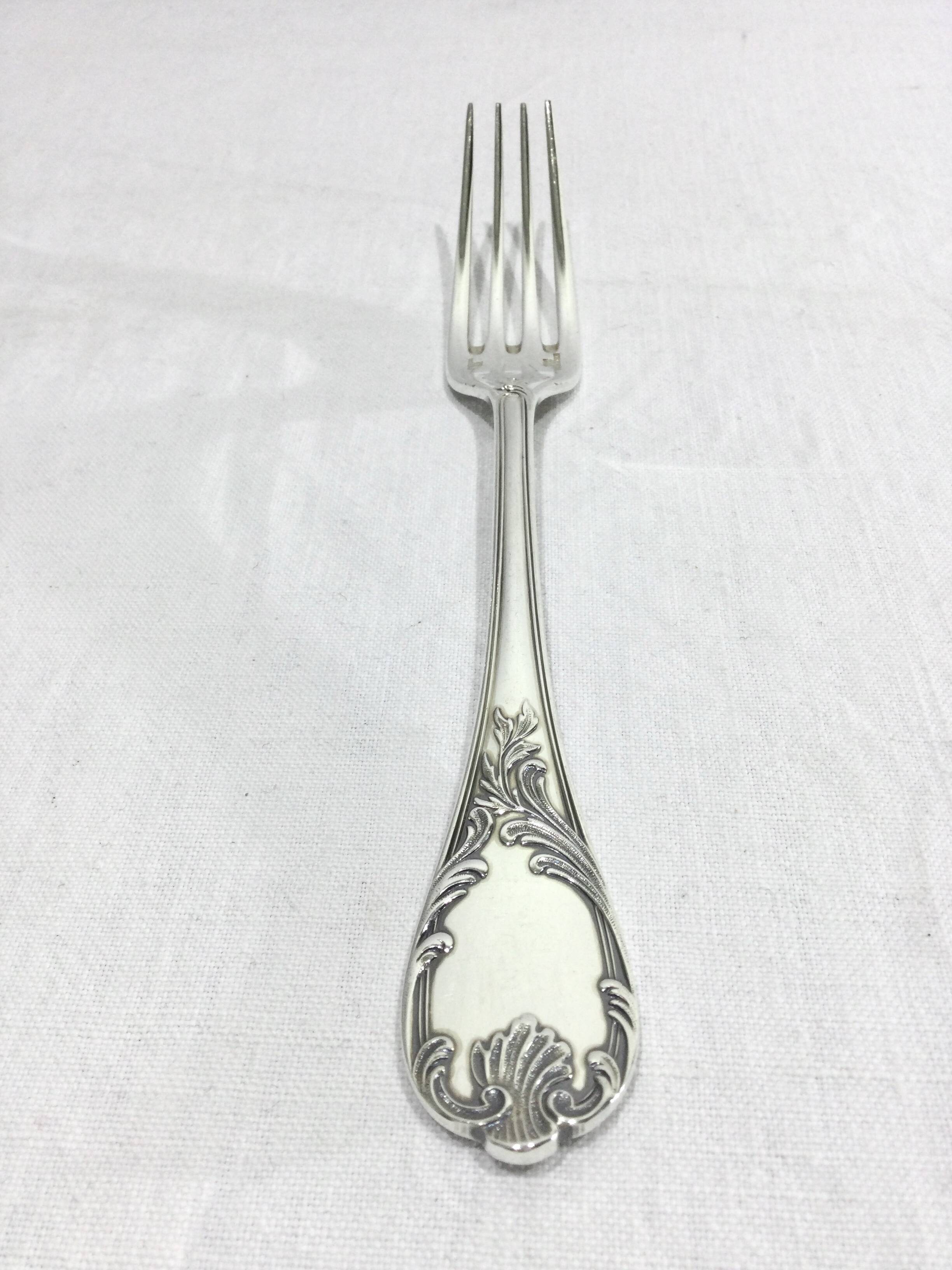 Christofle – 49-piece cutlery set Marly model