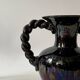 Large twisted amphora vase in glazed ceramic, Vallauris