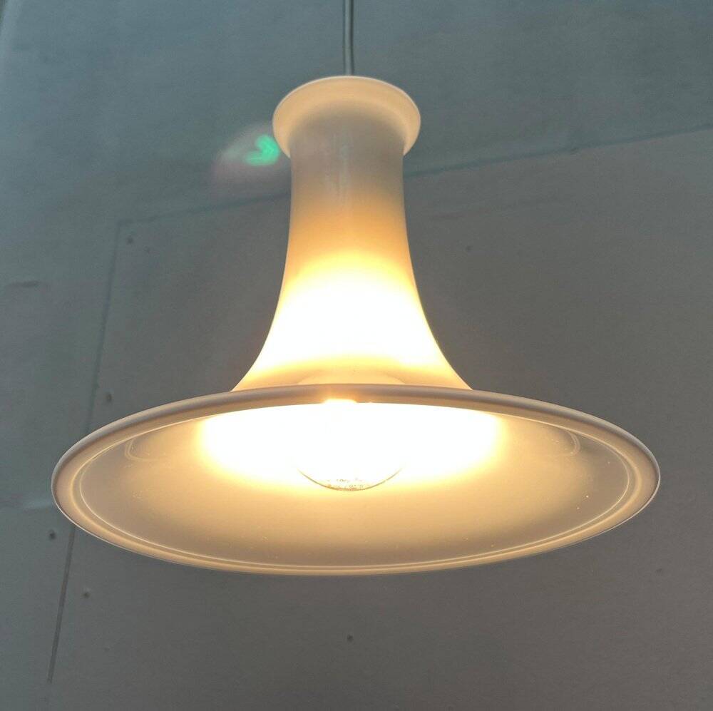 Vintage Danish model Mandarin Pendant Lamp Small by Michael Bang for Holmegaard, 1970s