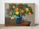 Bouquet in a jug, oil on canvas signed Rondeau 1963