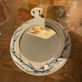 Round ceramic mirror 26x36cm