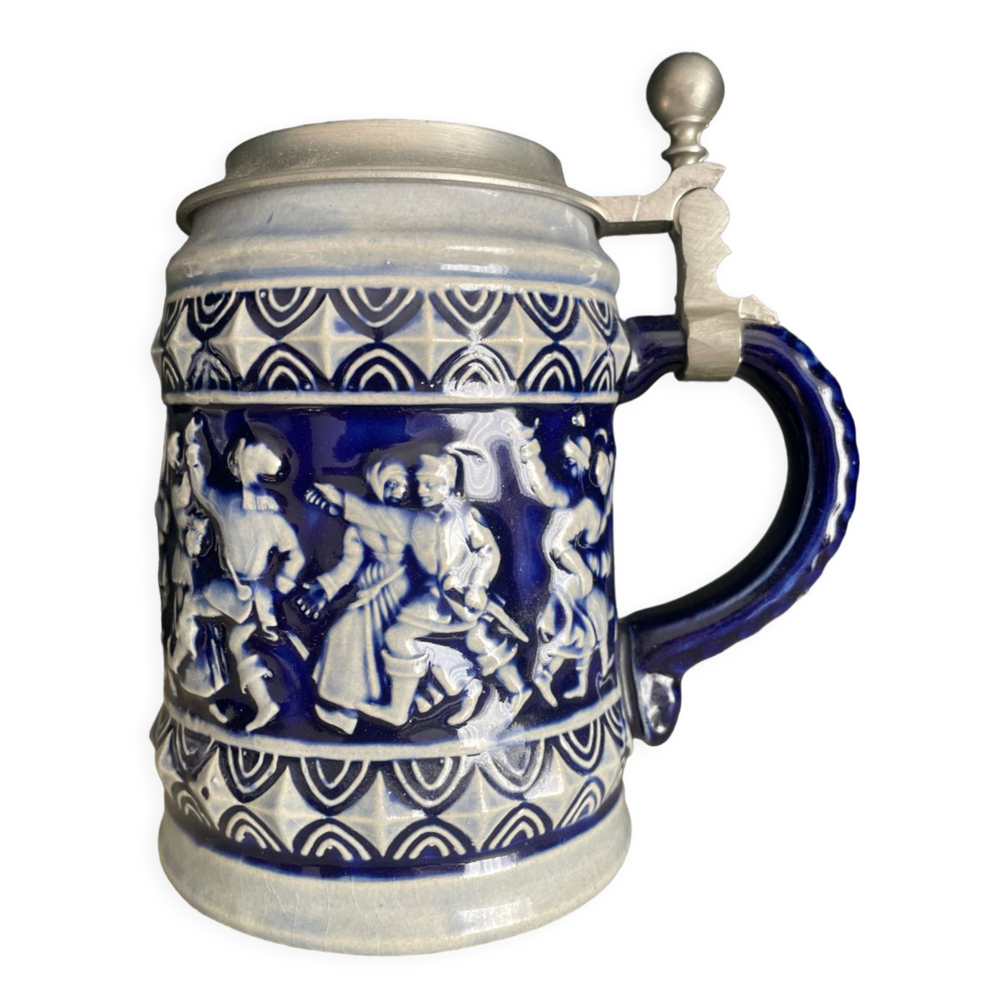 Westerwald stoneware beer mug.