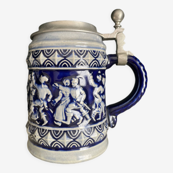 Westerwald stoneware beer mug.