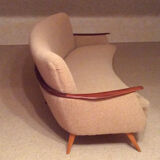 Set arc + 2 chairs 50s 60s Danish sofa good condition