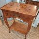 Pair of marquetry tables