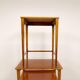 Tables gigognes Art déco en acajou et bouleau teinté, NK Suède, années 1940