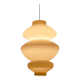 Large sculptural Mid Century pendant light in opaline glass, 1960.