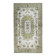 Vintage Turkish Oushak handmade wool cotton green area rug 108x225
