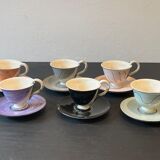 Set of 6 margrit Linck coffee cups