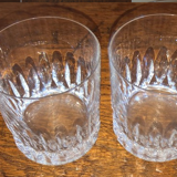 Set of 2 whisky crystal glasses