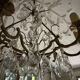 Antique Louis XV style chandelier with pendants – pair available.