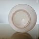 Plafonnier "globe" en verre granité rose,  liserés dorés, vers 1950 ou 1960