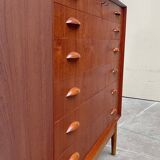 Danish commode model 314 in teak by Johannes Sorth for Nexø Møbelfabrik, 1960s.