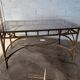 Table Dal Vera en bambou et rotin, design italien 1970