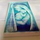 Holy Virgin with Child, cracked blue Sanmyro Japan