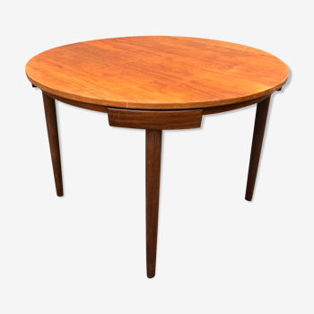 Table ronde en teck Frem Rojle, 1950