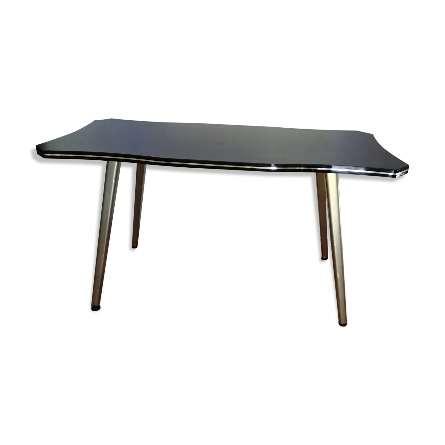 Coffee table formica and brass