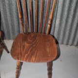 Series of 6 chairs of Bistro Baumann menuet style