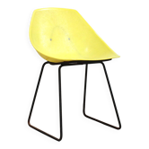 "Shell" chair with sled base by Pierr Guariche for Meurop 1961
