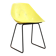 "Shell" chair with sled base by Pierr Guariche for Meurop 1961