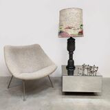 Italian vintage ceramic table lamp Bitossi XL Aldo Londi