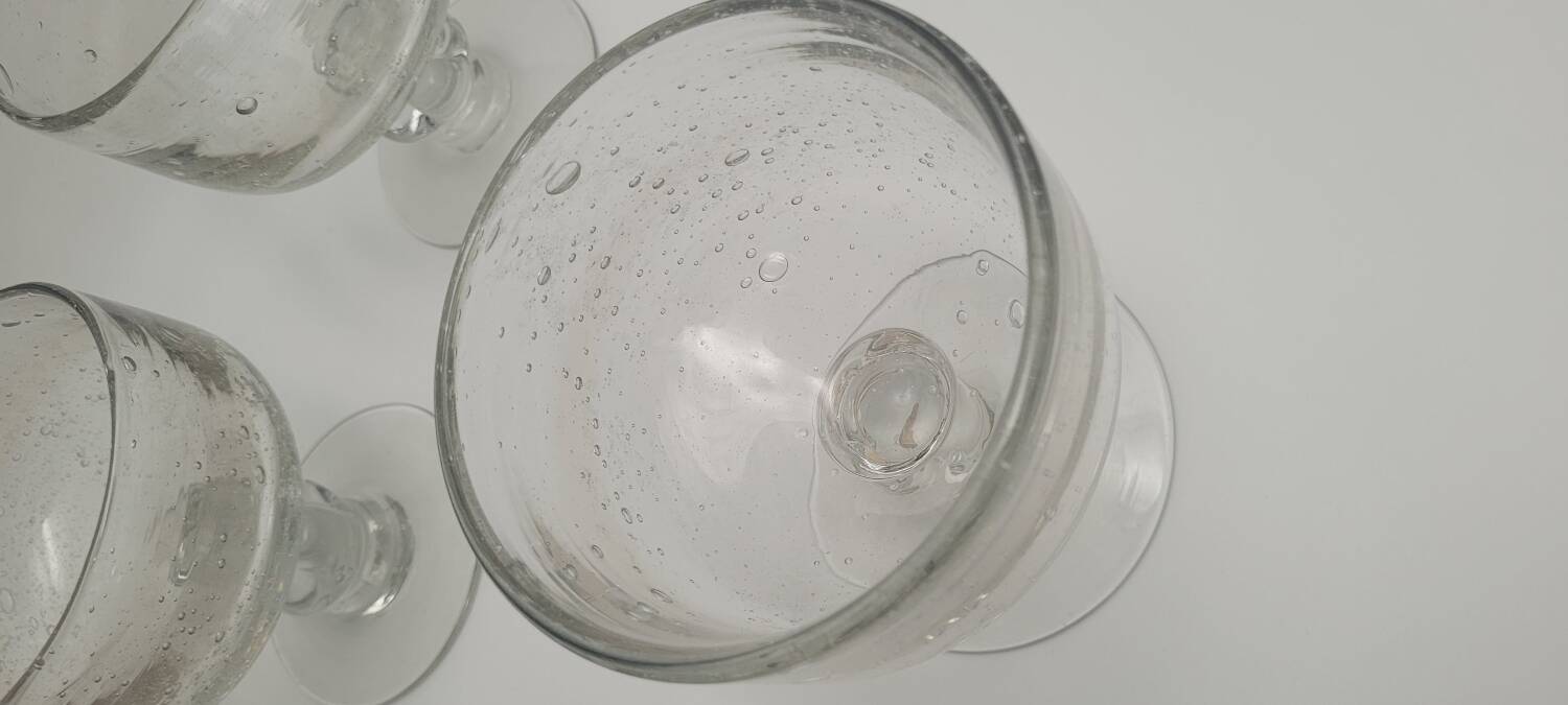 70's blown glass cups