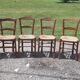 6 chaises paillées anciennes