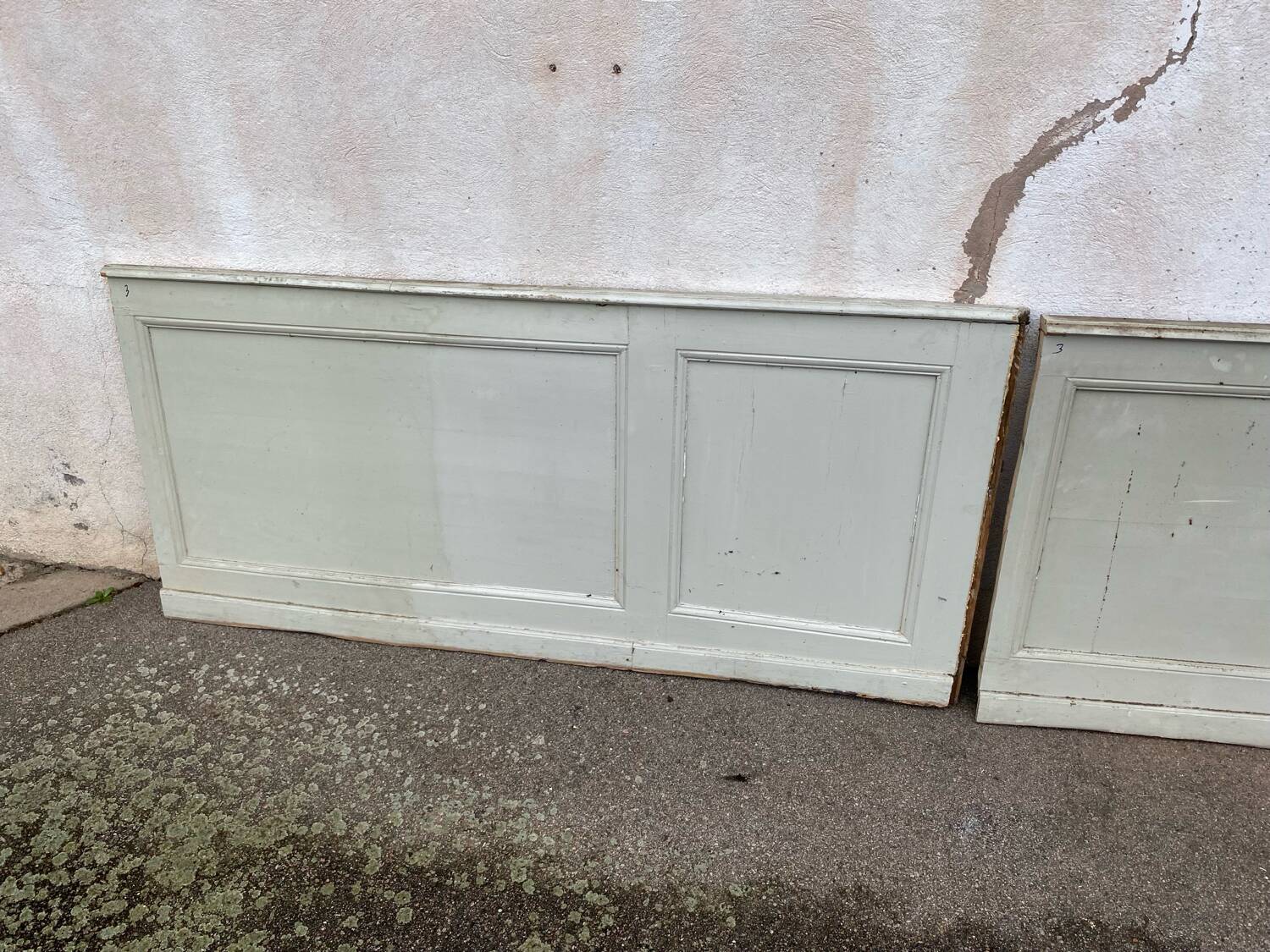 3 panneaux muraux en bois