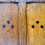 Meuble de chevet rustique / Petite armoire de rangement - 20e siècle