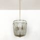 Large Ice Glass Chandelier by J.T. Kalmar