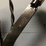 XL black scissor lamp from PeHaWe Leuchten Dresden, German 1940s