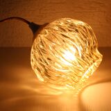 Vintage glass and fabric cable walker