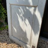 Wood and steel workshop door