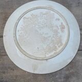 Assiette Terre de Fer Fleurs Oiseaux