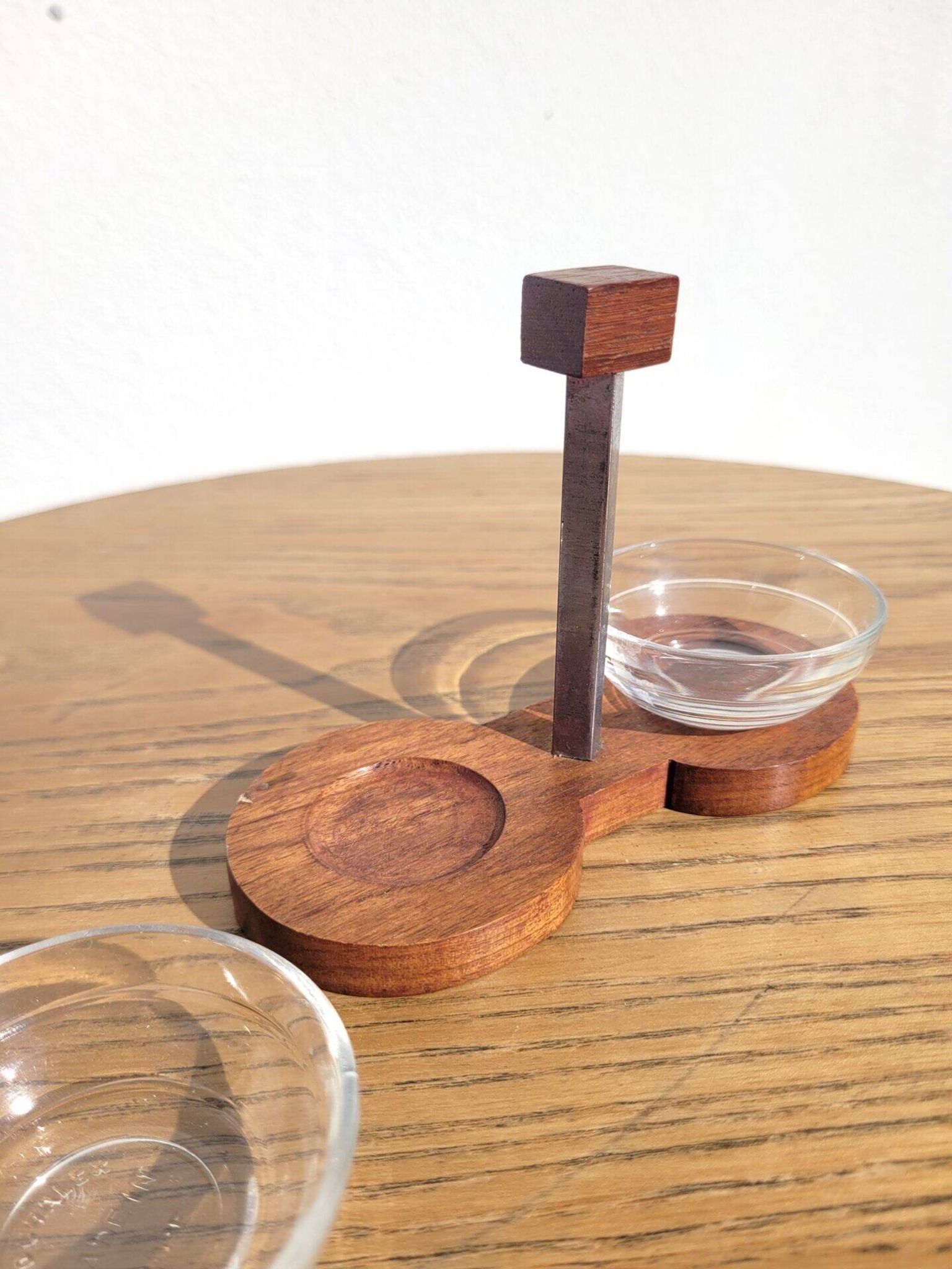 Duralex rosewood salt and pepper shaker set from the 1960s