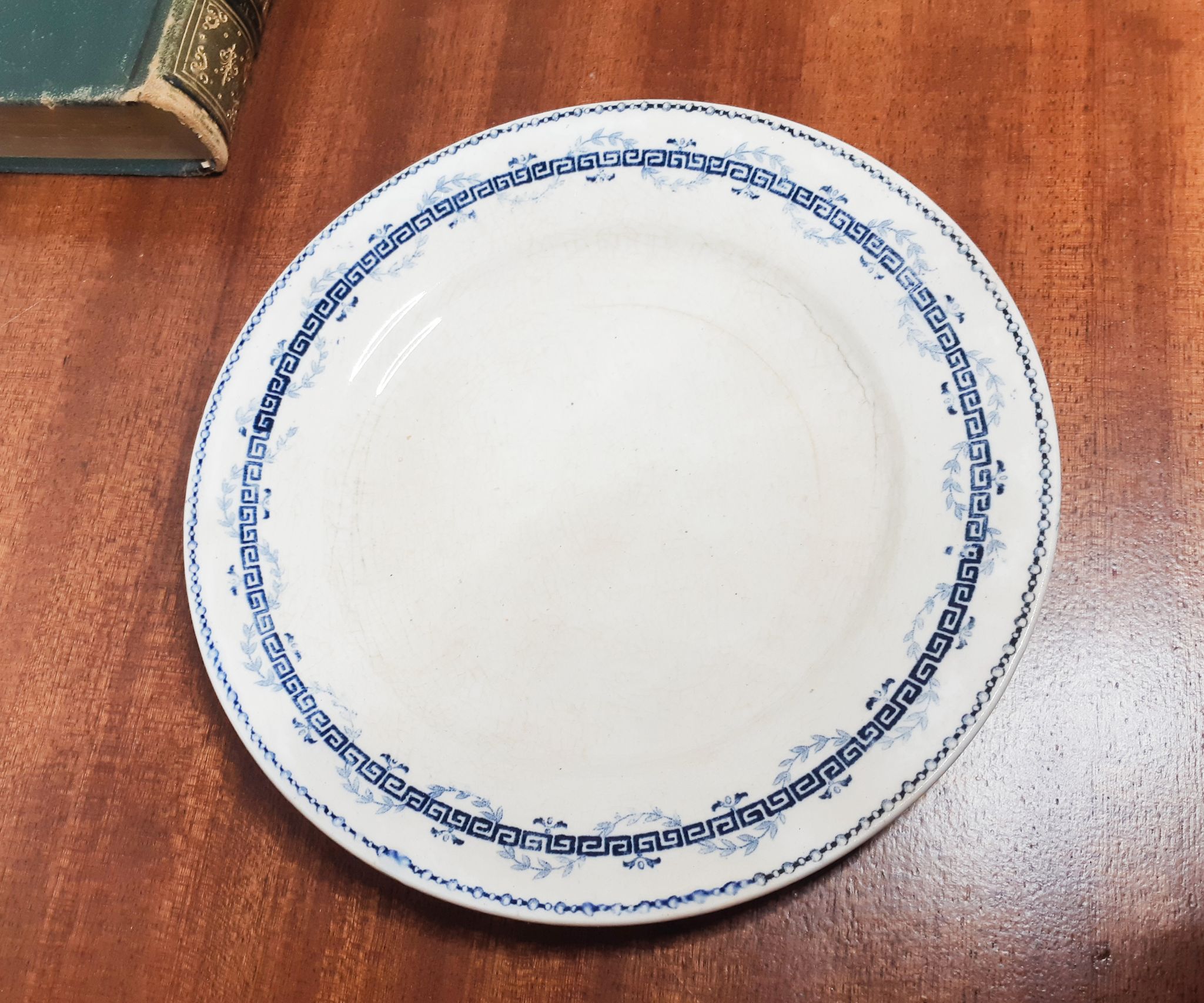 Earthenware dessert plate Terre de Fer , Austerlitz
