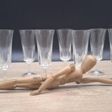 Set of 8 Luminarc champagne flutes