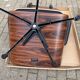 Vitra Eames Lounge Chair XL + Ottoman, Black leather & Santos Rosewood