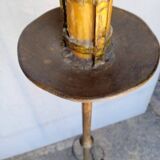 Brutalist beaten iron floor lamp ep 1940/50