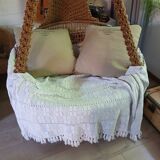 Old crochet bed cover/plaid